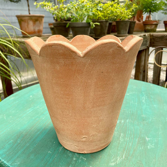 French-Inspired Surrey Orange Clay Pot